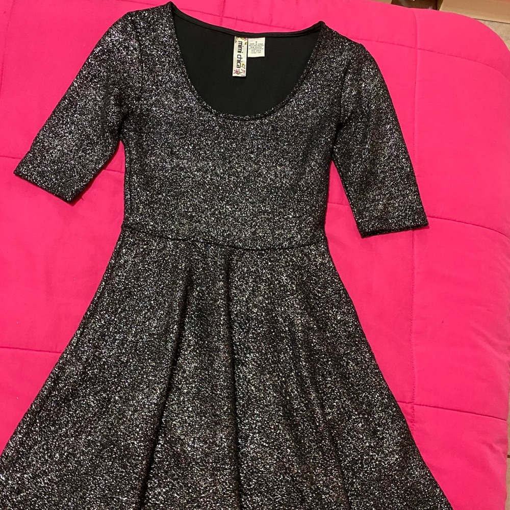 Glittery Black Dress